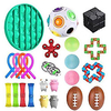 Squishy Toy Squeeze Toy / Sensory Toy Jumbo Squishies Sensory Fidget Toy Stress Reliever 24 pcs Mini Cat Creative Transformable Cute Stress and Anxiety Relief Fun Decompression Toys Slow Rising miniinthebox