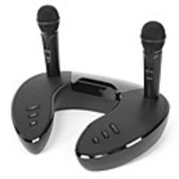 ST-2020 Wireless Dual Handheld Microphones KTV For Home Outdoor High Sound Bluetooth Karaoke Machine Microphone With Speaker With LED Display