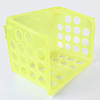 Stackable Newspapers Plastic Storage Shelf Rack, Rectangular Storage Basket