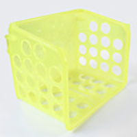 Stackable Newspapers Plastic Storage Shelf Rack, Rectangular Storage Basket