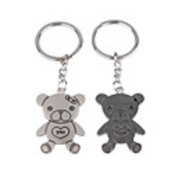Stainless Lovers keychains (Bears/ 2-Piece Set)