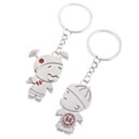 Stainless Lovers keychains (Boy and Girl / 2-Piece Set)