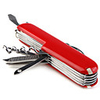 Stainless Multifunction Tool Swiss Style Knife Red