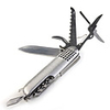 Stainless Multifunction Tool Swiss Style Knife Silvery