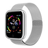 Stainless Smartwatch for Apple/Android/Samsung Phones,  Sports Tracker Support Heart Rate/Blood Pressure Measure