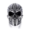 stainless steel alien skull ring,  suitable for hiphop biker men