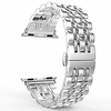 stainless steel apple watch strap for 38mm 40mm 42mm 44mm,  metal butterfly buckle iwatch band for woman men series 4/3/2/1(multi color), 001, 38/40mm miniinthebox