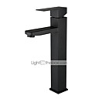 Stainless steel black basin faucet hot and cold basin wash basin European bathroom black faucet