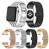 Stainless Steel Butterfly Waterdrop Style Watchband For Apple Watch Band 38mm 40mm 42mm 44m iWatch Strap 1 2 3 4 5 6 SE Bracelet