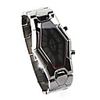 Stainless Steel Cardiograph LED Wrist Watch - (Blue And Red LED)