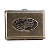 Stainless Steel Cigarette Case Vintage Car Pattern