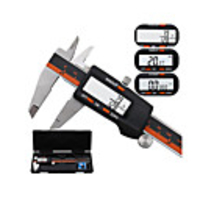 Stainless steel digital vernier caliper with fraction display electronic caliper 0-150 mm