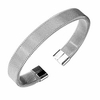 stainless steel flexible adjustable cuff bracelet,  unisex open bangle bracelet,  mesh bracelets for women,  mens cuff bracelet,  mens bangle bracelet - silver