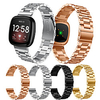 Stainless Steel for Fitbit Versa 3 / Fitbit Sense Wrist Band Replacement watchStrap metal Smart WatchBand Strap for Fitbit Versa 3 / Fitbit Sense