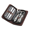 Stainless Steel Manicure Kit (6 Packs, black)
