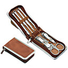 Stainless Steel Manicure Kit (7 Packs, coffee)