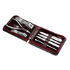 Stainless Steel Manicure Kit (7 Packs, wine)