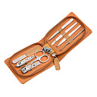 Stainless Steel Manicure Kit (8 Packs, beige)