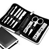 Stainless Steel Manicure Kit (8 Packs, black)