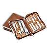 Stainless Steel Manicure Kit (9 Packs, coffee)