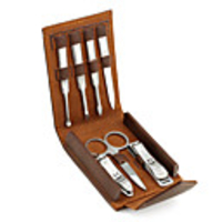 Stainless Steel Manicure Kit (Coffee, 7 packs)