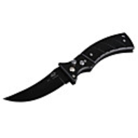 Stainless Steel Manual-Release Folding Knife with Clip (7cm Blade-Length)