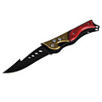 Stainless Steel Manual-Release Folding Knife with Clip (8.5cm Blade-Length)