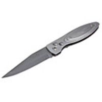 Stainless Steel Manual-Release Folding Knife with Clip (9.5cm Blade-Length)