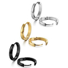stainless steel mens womens hoop earrings huggie ear piercings 20mm