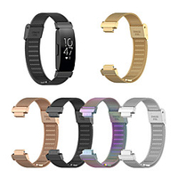 Stainless Steel Mesh Replacement Watch Band for Fitbit Inspire/Inspire HR/ACE2 Smart Strap Wristband