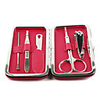 Stainless Steel Nail Clippers Manicure Kit 5PCS-Rose Red
