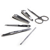 Stainless Steel Nail Clippers Manicure Kit 6PCS Black