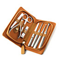 Stainless Steel Nail Clippers Manicure Kit 8PCS-Yellow