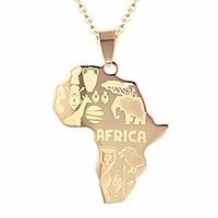 stainless steel necklace african necklace