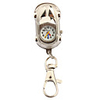 Stainless Steel Pocket Watch with Keychain