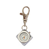 Stainless Steel Pocket Watch with Keychain