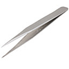 Stainless Steel Precision Straight/Sharp Tweezers (12cm)