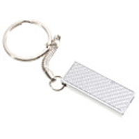 Stainless Steel Retractable USB 2.0 Jump/Flash Drive Keychain (8GB)