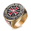 stainless steel ring masonic college style knight templar ring,  the premium fashion man