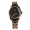 Stainless Steel Round Shape Quartz Watch Black