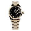 Stainless Steel Self-Winding Mechanical Wristwatch with Calendar For Men Silvery