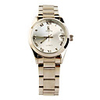 Stainless Steel Self-Winding Mechanical Wristwatch with Calendar For Women Black