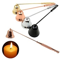 Stainless Steel Smokeless Candle Wick Bell Snuffer Home Hand Put Off Tool Kit Candle Accessories Holders miniinthebox