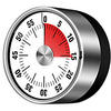 Stainless Steel Stopwatch Mechanical Kitchen Timer 60-Minutes Alarm Cooking Timer with Loud Alarm Magnetic Clock Timer miniinthebox