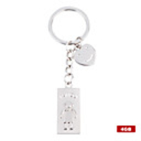 Stainless Steel USB2.0 Flash Drive Keychain (4GB)