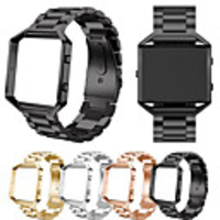 Stainless Steel Wrist Strap Watchband with Case Frame For Fitbit Blaze Replacement Classic Bracelet Watch Band