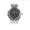 Stainless Steel Wrist Watch for Men Black Dial