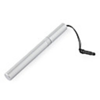 Stainless Touchscreen Stylus Pen w/ Anti-Dust Plug for iPad/iPad 2/iPhone/iTouch/Xoom/Playbook - Silver