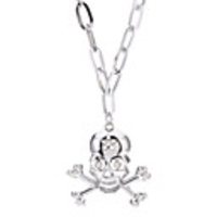 Star Crossbones Alloy Necklace