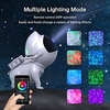 Star Galaxy Projector Light Projection Lamp White Noise Bluetooth Speaker Remote Controlled Party Gift Holiday Red miniinthebox